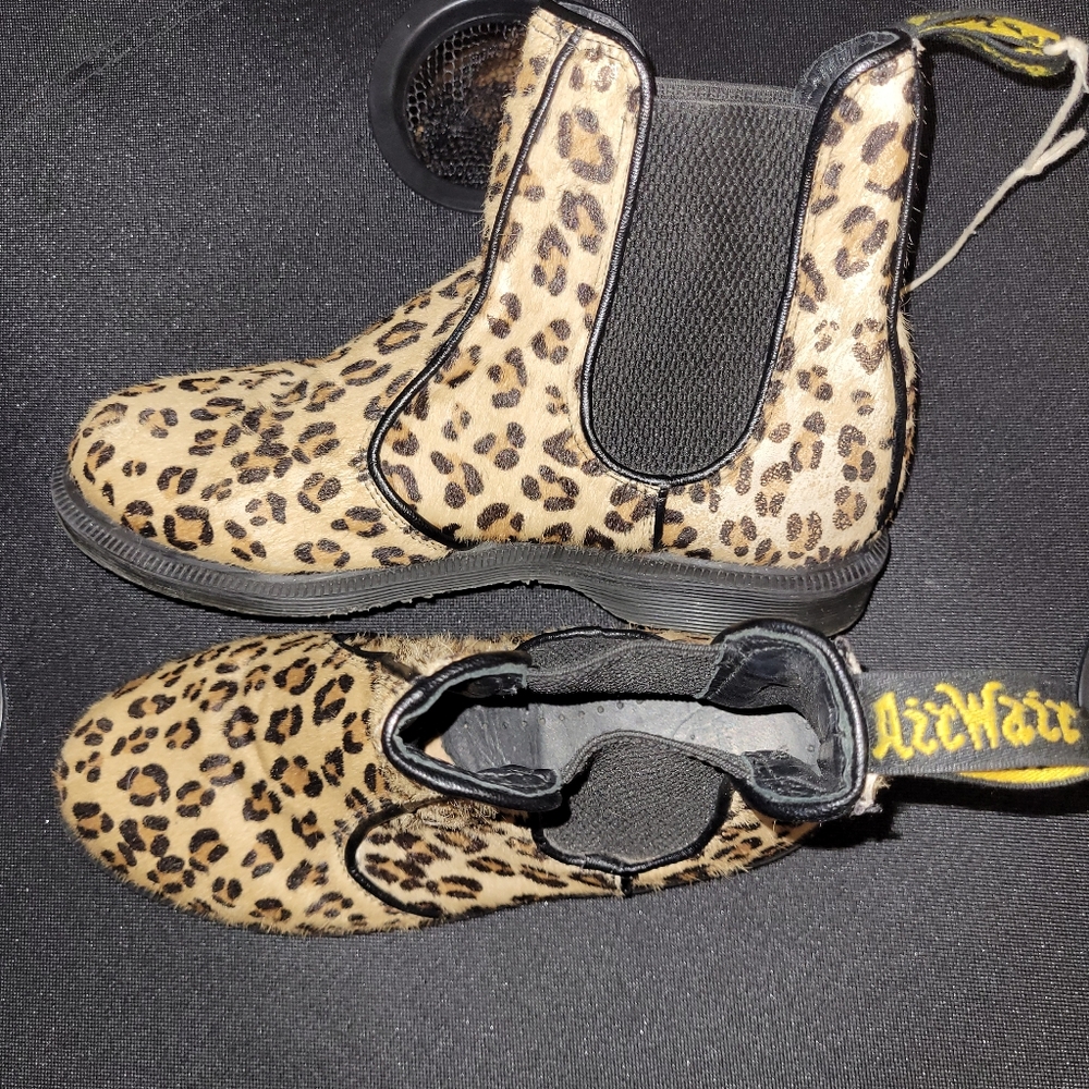 DR. Marten🔥FLORA LEOPARD CHELSEA BOOTS Womens sz 6 - Picture 7 of 11